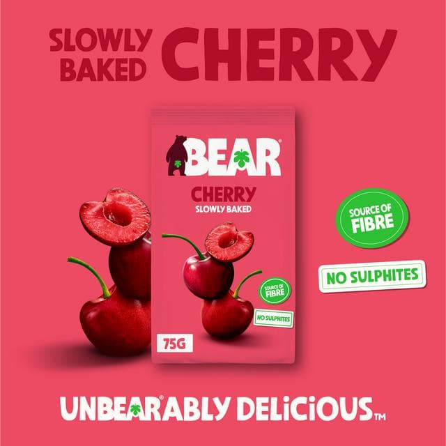 BEAR Fruit Dried Cherries 75g - gallery image 3