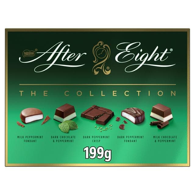 After Eight Dark & Milk Peppermint Chocolate Box 199g - gallery image 1