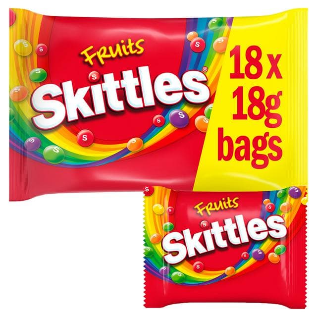 Skittles 324g Fruits Funsize Sweets - gallery image 1