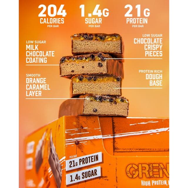 Grenade Jaffa Quake Chocolate Orange Flavour 60g - gallery image 5