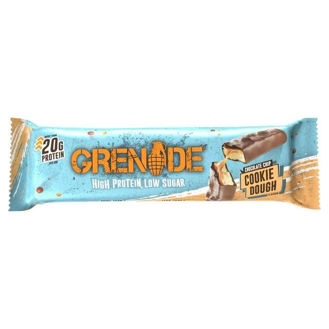 Grenade Chocolate Chip Cookie Dough Flavour Protein Bar 60g - gallery image 1
