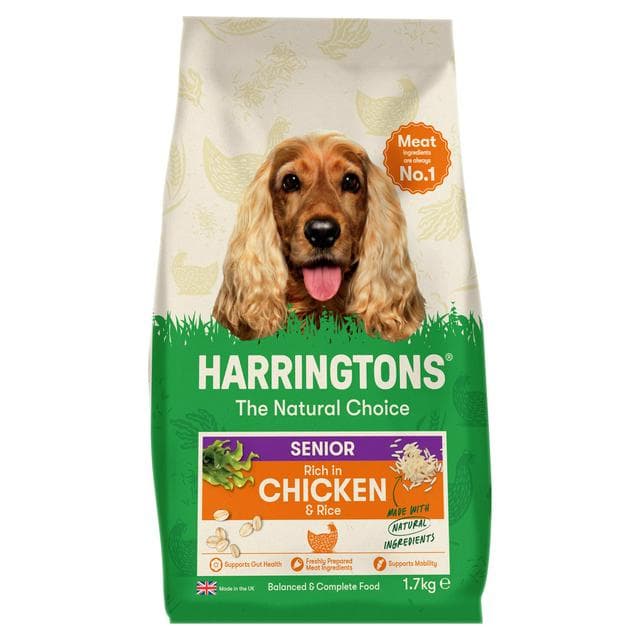 Harringtons Senior Rich in Chicken & Rice 1.7kg - gallery image 1