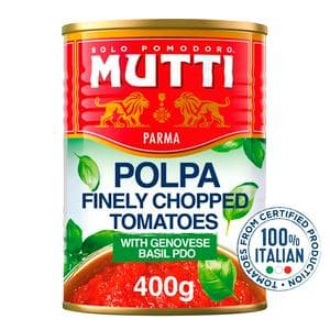 Mutti Finely Chopped Tomatoes with Basil 400g