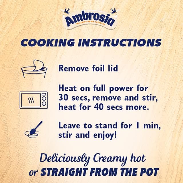 Ambrosia Ready to Eat Porridge Oat Cereal Pot Golden Syrup 210g - gallery image 5
