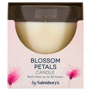Sainsbury's Blossom Petals Candle 120g