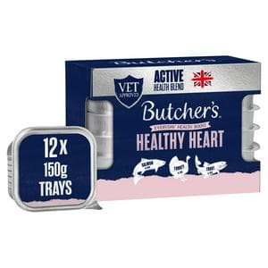 Butcher's Healthy Heart Dog Food Trays 12x150g
