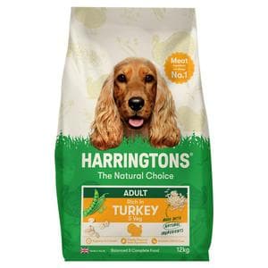 Harringtons Rich In Turkey with Veg Dry Adult Dog Food 12kg