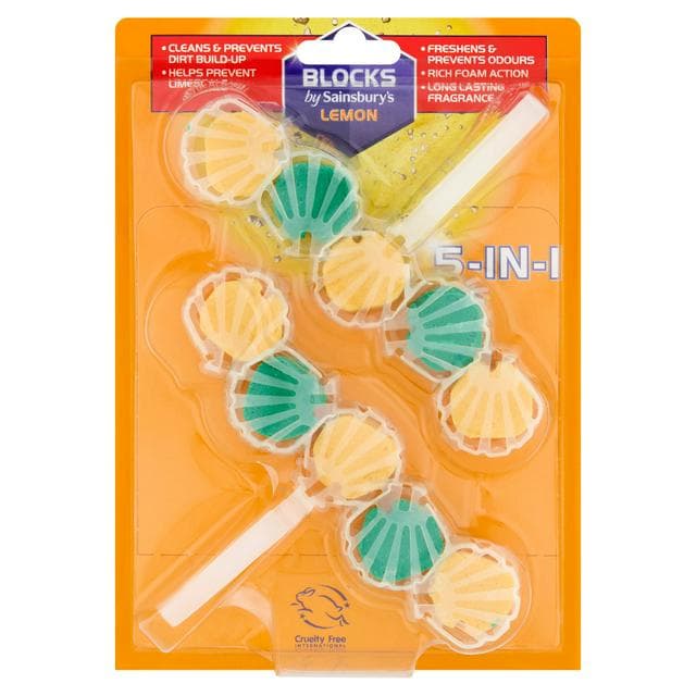 Sainsbury's Lemon Rim Blocks 2x50g - gallery image 1