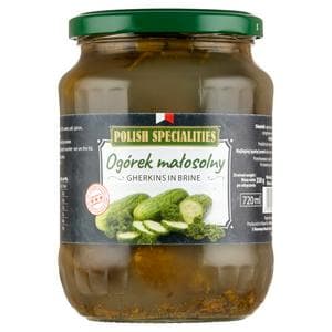 Polish Specialities Gherkins in Brine 610g