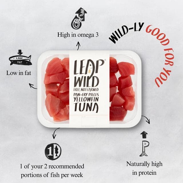 Leap Wild 220g Yellowfin Pan Fry Tuna Pieces - gallery image 2