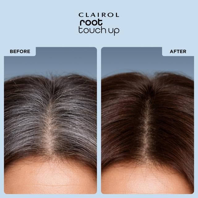 Clairol Root Touch-Up 75ml 2 in 1 Medium Brown Temporary Spray - gallery image 5