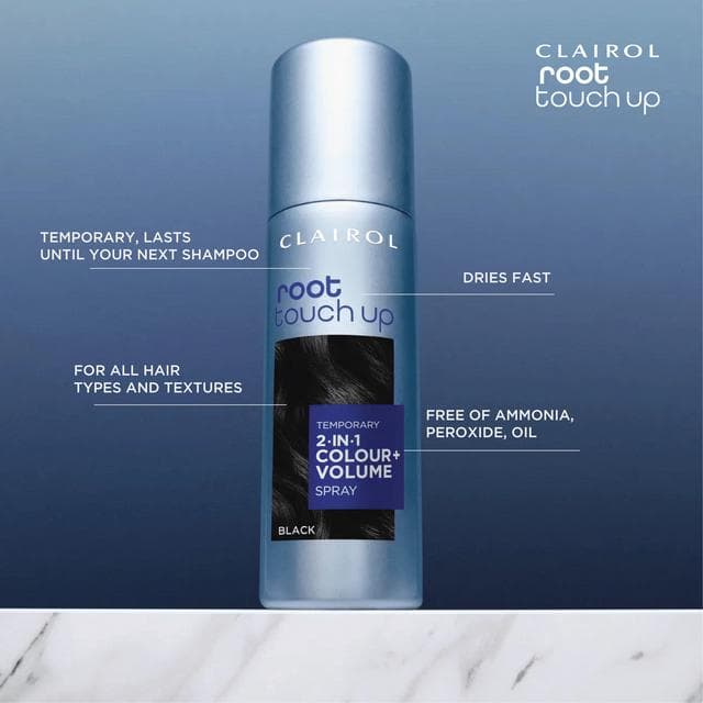 Clairol Root Touch-Up 75ml 2 in 1 Light Brown Temporary Spray - gallery image 3