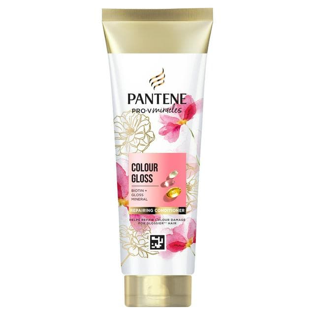 Pantene Biotin Conditioner for Coloured Hair Colour Gloss Repairing Hair Conditioner 275ml - gallery image 1