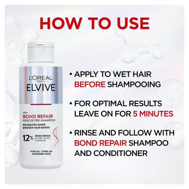 L'Oreal Paris Elvive Bond Repair Pre Shampoo Treatment 200ml - gallery image 3