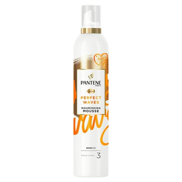 Pantene Pro-V Perfect Waves Nourishing & Heat Protection Hair Mousse with Argan Oil 200ml - gallery image 1