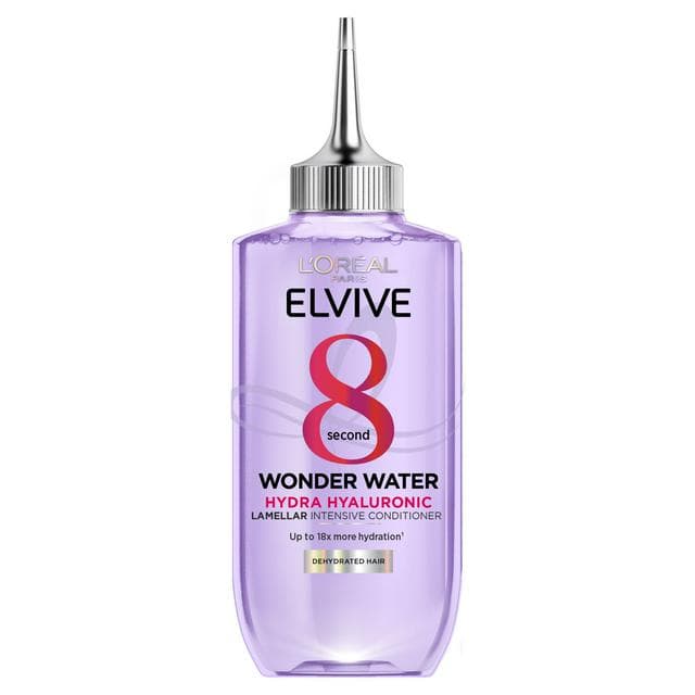 L'Oreal Paris Elvive Hydra 8 Second Wonder Water with Hyaluronic Acid for Dehydrated Hair 200ml - gallery image 1