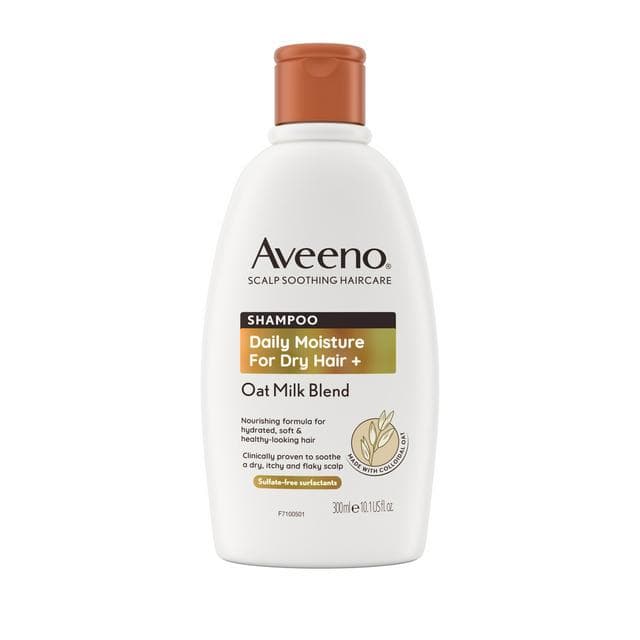 Aveeno Hydrating Oat Milk Scalp Soothing Shampoo for Dry Hair 300ml - gallery image 1