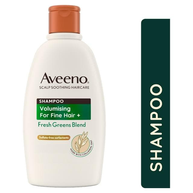 Aveeno Volumising Fresh Greens Scalp Soothing Fine Hair Shampoo 300ml - gallery image 1