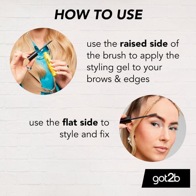 Schwarzkopf Got2b Glued Brows & Edges 2 in1 Gel x4 16ml - gallery image 4