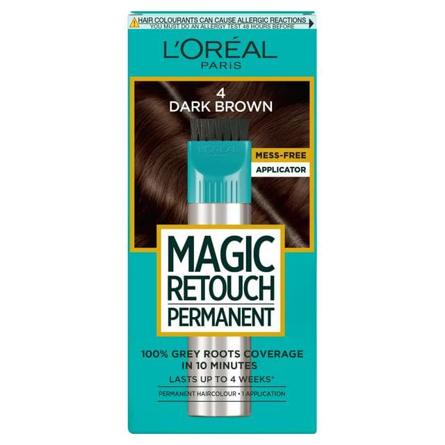 L'Oréal Magic Retouch Permanent Root Concealer Dark Brown - gallery image 1