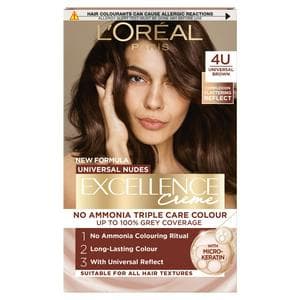 L'Oreal Paris Excellence Universal Nudes Universal Brown 4U with Complexion Flattering Reflects