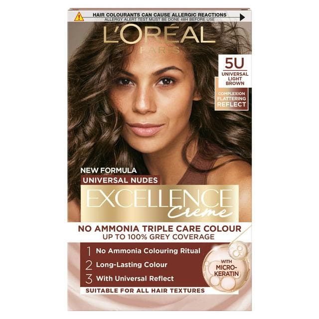 L'Oreal Paris Excellence Universal Nudes Universal Light Brown 5U with Flattering Reflects - gallery image 1