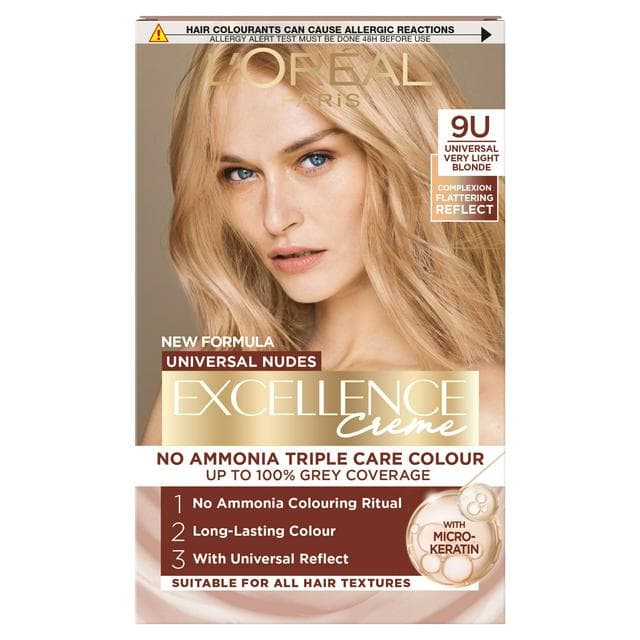 L'Oreal Paris Excellence Universal Nudes Universal Blonde 9U with Complexion Flattering Reflects - gallery image 1