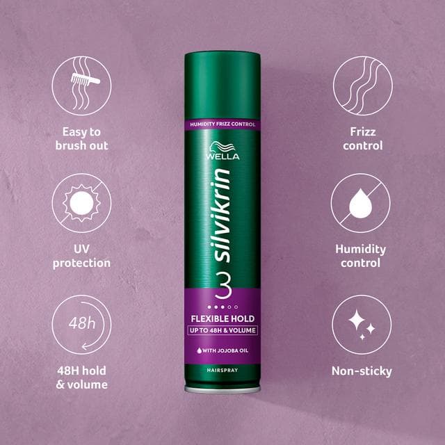 Wella Silvikrin Flexible Hold Hairspray 400ml - gallery image 2
