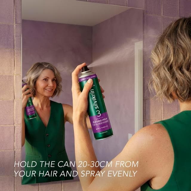 Wella Silvikrin Flexible Hold Hairspray 400ml - gallery image 3