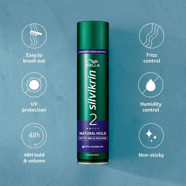 Wella Silvikrin Natural Hold Hairspray 250ml - gallery image 2