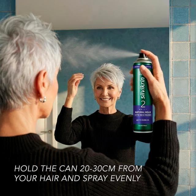 Wella Silvikrin Natural Hold Hairspray 250ml - gallery image 3
