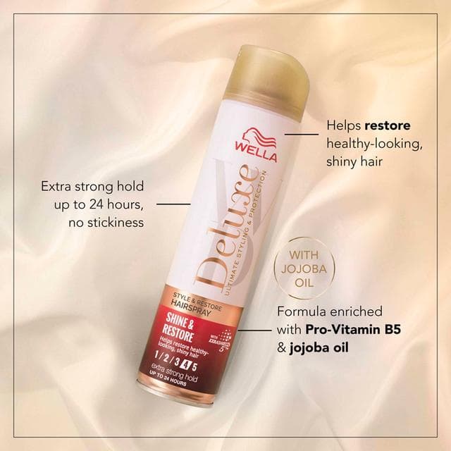 Wella Deluxe 250ml Shine & Repair Hairspray - gallery image 4