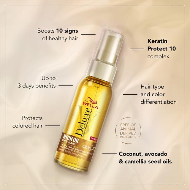 Wella Deluxe Rich Oil Dry Hair 100ml - gallery image 4