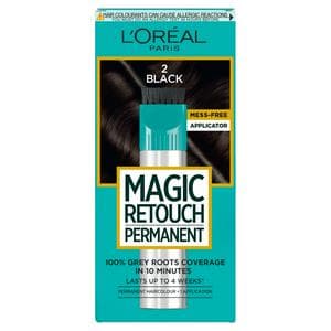 L'Oréal Magic Retouch Permanent Root Concealer Touching Up Black 2 Grey Hair Dye