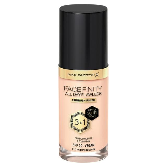 Max Factor All Day Flawless 10 Fair Porcelain Foundation 30ml - gallery image 1
