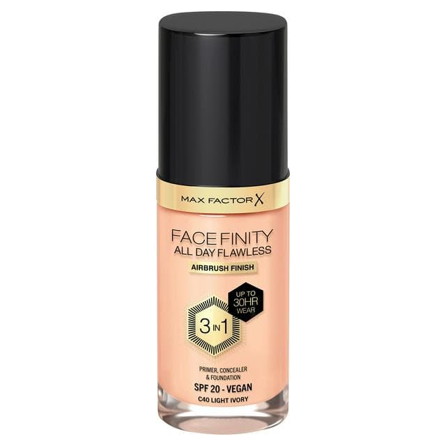 Max Factor All Day Flawless 40 Light Ivory Foundation 30ml - gallery image 1