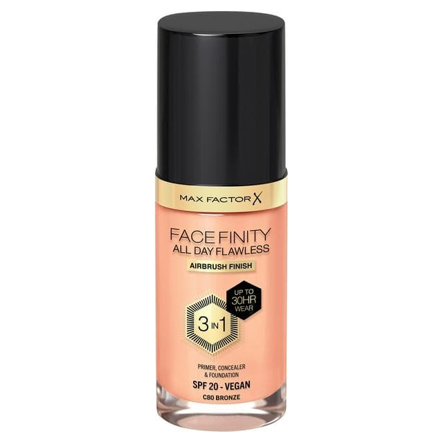 Max Factor All Day Flawless 80 Bronze Foundation 30ml - gallery image 1