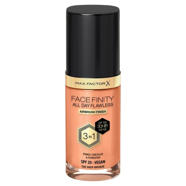 Max Factor All Day Flawless 82 Deep Bronze Foundation 30ml - gallery image 1