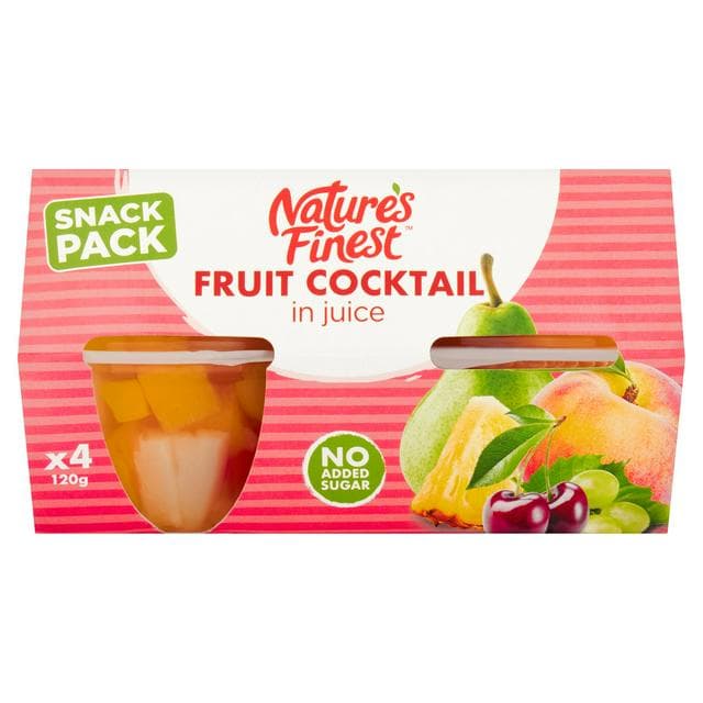 Nature's Finest Fruit Cocktail In Juice 4x120g - gallery image 1
