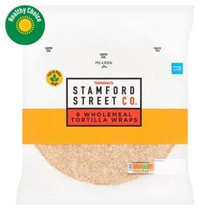 Stamford Street Co. Wholemeal Tortilla Wraps x8