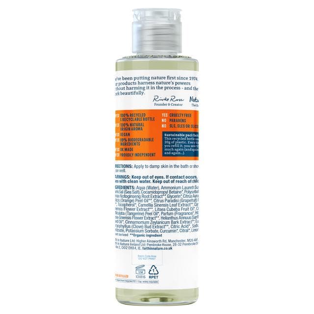 Faith in Nature Grapefruit & Orange Body Wash 300ml - gallery image 2