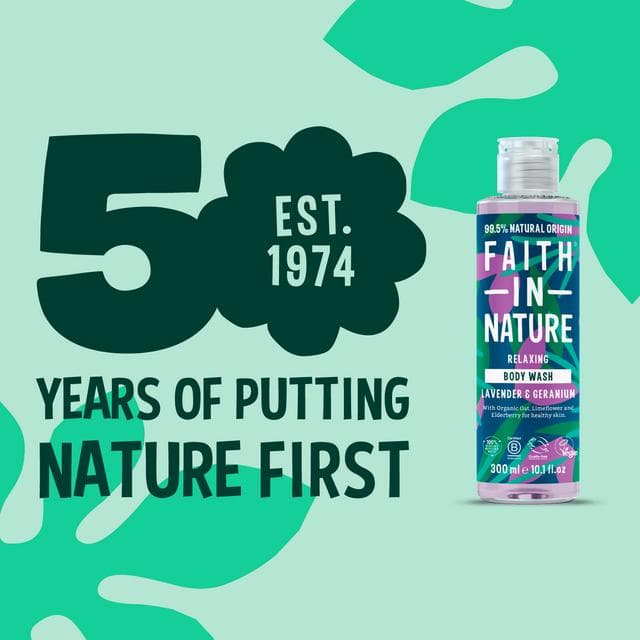 Faith in Nature Lavender & Geranium Body Wash 300ml - gallery image 3