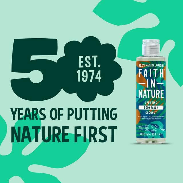 Faith in Nature 300ml Coconut Body Wash - gallery image 3