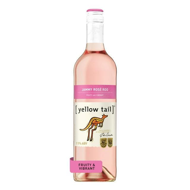 Yellow Tail Jammy Rose Roo Rose Wine 75cl - gallery image 1