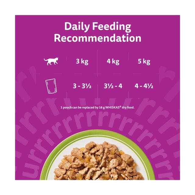 Whiskas 1+ Mixed Menu in Jelly Adult Wet Cat Food Pouches 40 x 85g - gallery image 4