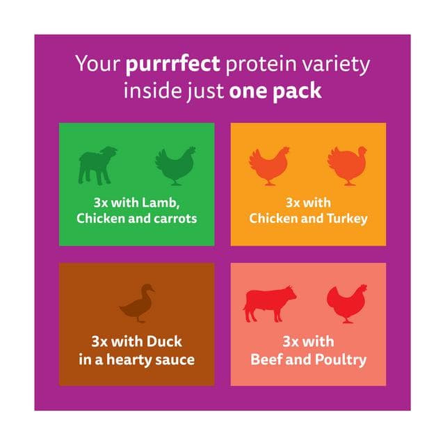 Whiskas 1+ Country Collection Mix in Gravy Adult Wet Cat Food Pouch 12 x 85g - gallery image 5