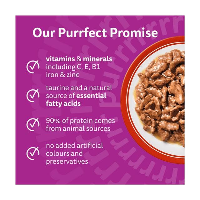 Whiskas 1+ Meaty Meals Pouches in Gravy Adult Wet Cat Food 12 x 85g - gallery image 2
