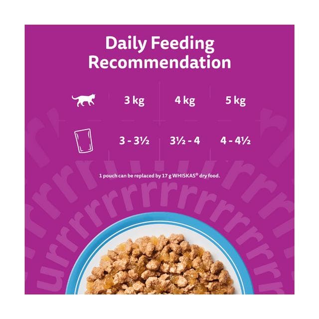 Whiskas 11+ Fish Favourites in Jelly Senior Wet Cat Food Pouches 12 x 85g - gallery image 4