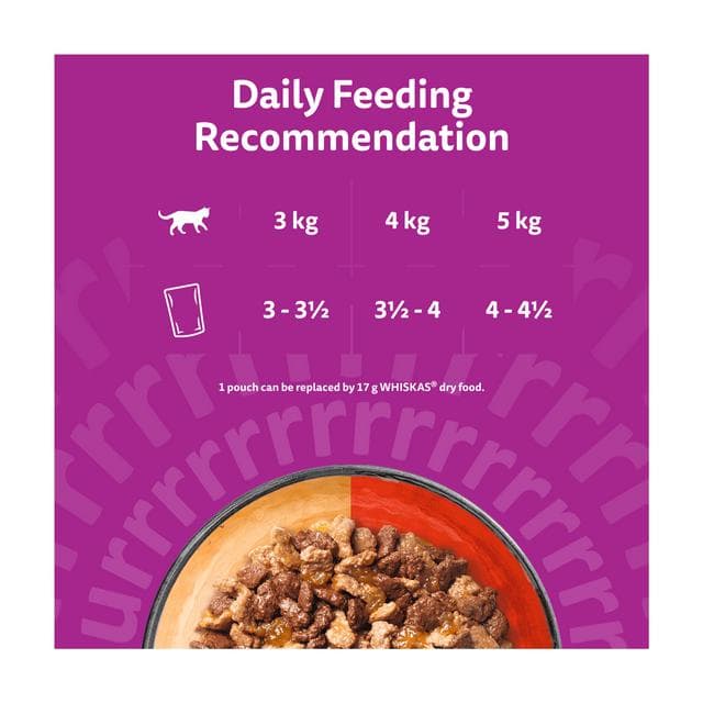 Whiskas 1+ Duo Meaty Combos in Jelly Adult Wet Cat Food Pouches 12 x 85g - gallery image 4