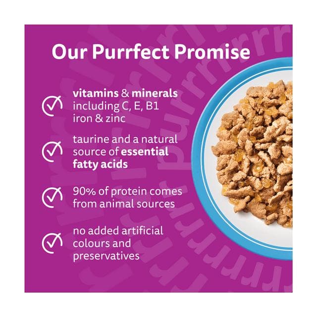 Whiskas 1+ Fish Favourites in Jelly Adult Wet Cat Food Pouches 40 x 85g - gallery image 2